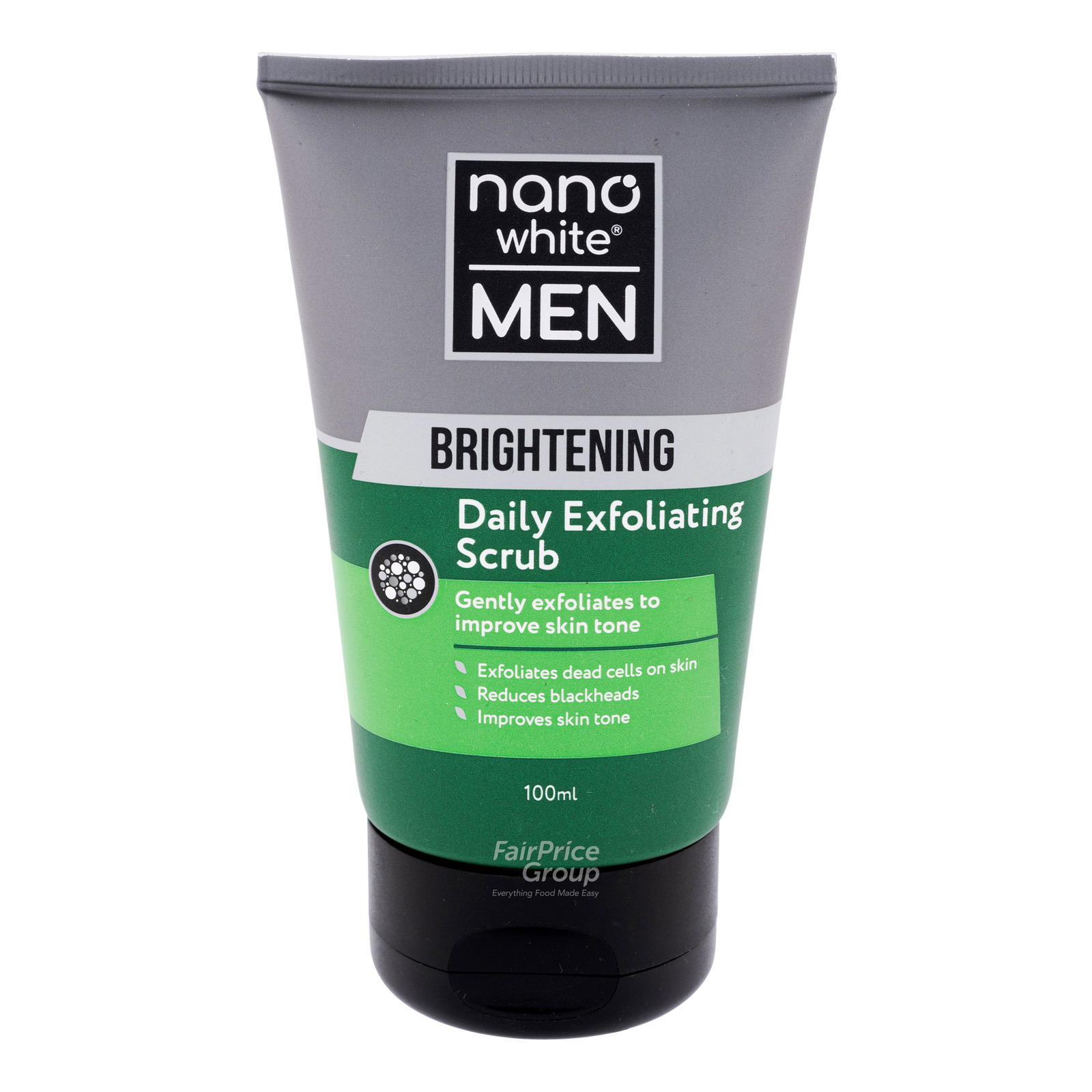Nano White Cleanser / Scrub Men 100ml - Exfoliating Scrub